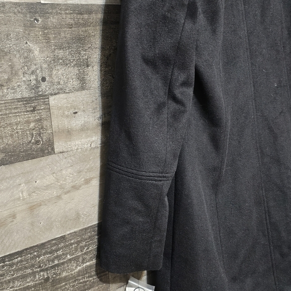 Via Spiga Faux Fur Collar Wool Trim Coat - Picture 6 of 11